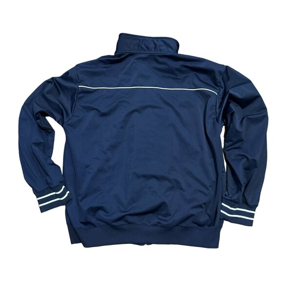 Cheetah Track Jacket Men's Size Large Gray Full Zip Athletic Warm Up 90s Vintage - Picture 2 of 6